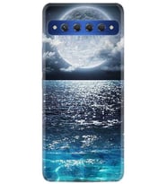 TCL 10 Plus Kılıf Desenli Silikon Great Moon