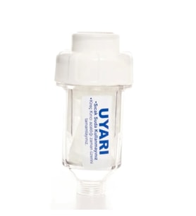 AQUA FLY ŞOFBEN FİLTRESİ METAL KAFALI KiREC ÖNLEYİCİ ŞOFBEN FiLTRESİ GİRİŞ ÇIKIŞ 1/2