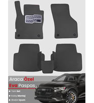 AUDİ E-TRON (2018-2024) Uyumlu EVA Paspas Tam Set–Araca Özel,Su Geçirmez,Kolay Montaj