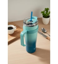 Bambum Horizon - Pipetli Termos Bardak Lacivert 1000ml