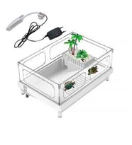 Sobo TA-390 - Plastik Kaplumbağa Bahçesi Lambalı 38x27x18cm