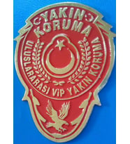 YAKIN KORUMA CÜZDAN ROZETİ ( METAL)-SATIN/AL,YAKIN KORUMA KIMLIK KARTLI PERSONELE SATILIR.-SIVILE SATILMAZ
