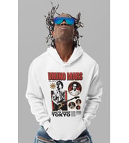 Tasarım Efsane Bruno Mars Baskılı Unisex Oversize Şarkıcı Hoodie
