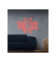 TOXIC Yazılı Neon Tabela