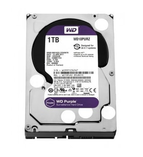 1TB WD Purple SATA 6Gb/s 64MB DV 7x24 WD10PURZ