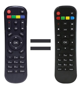 Weko Kawai Kw-6850-6950-8400 / Polsat Plz-14923 / Kennon Mi·ni· Hd Uydu Kumanda (16611=3444) (Siyah)