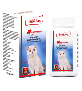 Biolive Kediler İçin Multimin Toz min 100gr