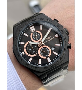 FERRO İç Fonksiyonları Aktif Chronograph 30 Mt Su Geçirmez Erkek kol Saat xf0040