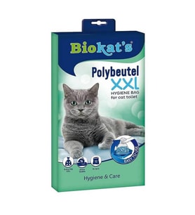 Biokats Kedi Kumu Hijyen Torbası 2XL 55x45 cm 12 adet