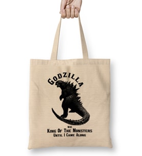 Godzilla King Of The Monsters 03 Bez Çanta Uzun Saplı
