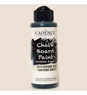 Cadence Chalkboard Paint Karatahta Boyası 120 ml. 2570 Oxford Yeşili 