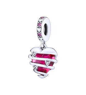 Aşk Sarmalı Charm  925 Ayar Gümüş