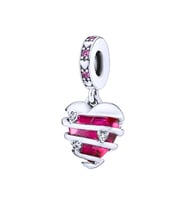 Aşk Sarmalı Charm  925 Ayar Gümüş