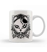 Tanjiro Kamado Engraving Demon Slayer Mask Dark Kupa Bardak Porselen