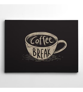 Coffee Break Kanvas Tablo