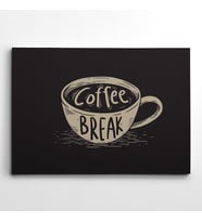 Coffee Break Kanvas Tablo