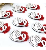 Kişiye Özel Ahşap Magnet Hatıra (Bej)