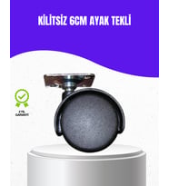 6 cm Kilitsiz Masa Ayağı Tekli Döner Tekerlek