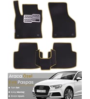AUDİ A3 HATCHBACK (2013-2020) Uyumlu EVA Paspas Tam Set–Araca Özel,Su Geçirmez,Kolay Montaj