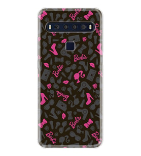 TCL 10L 10 Plus 10SE 20E 20SE 30SE L7 Kılıf Desemli Silikon Barbie and Shoes 1413