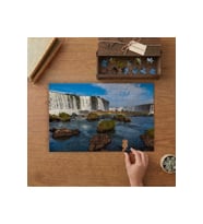 Iguazu Akarsu - Doğa Manzarası Tasarımı 240 parça Ahşap Puzzle Ahşap Kutuda MP01292