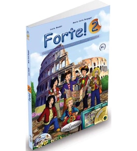 Forte! 2 Libro dello studente ed esercizi +CD (Gri-Kırmızı)