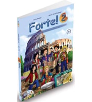 Forte! 2 Libro dello studente ed esercizi +CD (Gri-Kırmızı)