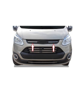 Ford Custom Uyumlu Ön Panjur 2 Parça Krom 2012-2017