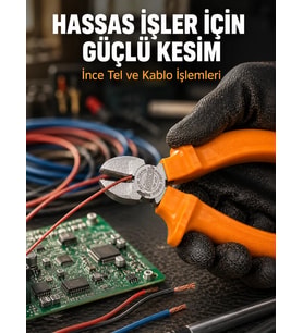 Northcity Dövme Çelik Yan Keski - Hassas Kesim ve Ergonomik Tasarım