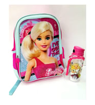 Çilekhomeavm Barbie Ilkokul Çantası Barbie-Barbie Plastik Matara Seti