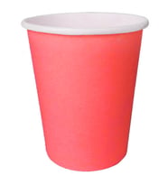 BARDAK KARTON KIRMIZI 8 OZ PK:8-
