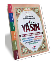 41 Yasin Cep Boy Kolay Okunan Bilgisayar Hatlı