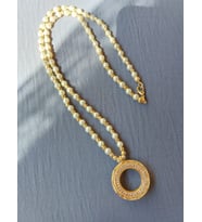 incili dorikalı bileklik kolye 55CM
