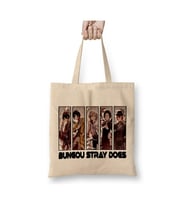 Bungou Stray Dogs Beyaz Bez Çanta Uzun Saplı Alışveriş Çantası Plaj Çantası