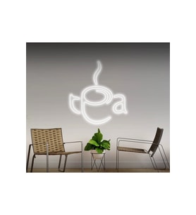 Tea Yazılı ve Şekilli Neon Tabela