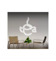 Tea Yazılı ve Şekilli Neon Tabela