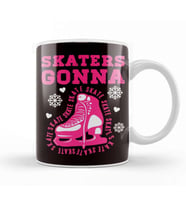 Ice Skater Girl Mouse Figure Ice Skating Winter Sports Kupa Bardak Porselen