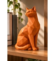 Asil Kedi Dekoratif Biblo