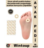 #AyakPedi Ayakkabı Konfor Koruyucu Ortopedik Bakım Nasır Önleme Ayak Nokta Pedi Sünger Yastık 15 Adt