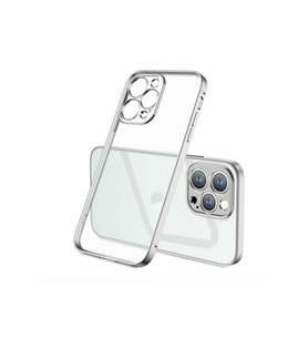 Apple iPhone 12 Pro Uyumlu Kılıf Zore Mat Gbox Kapak (Gümüş)