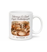 Aile Sofrası Hatırası Kupa Bardak Özel Tasarım Hediye Kupa