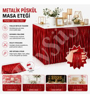 Masa Püskülü Kırmızı