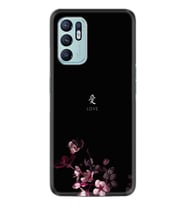 Oppo Reno 6 Kılıf Silikon Desen Özel Seri Love 1629