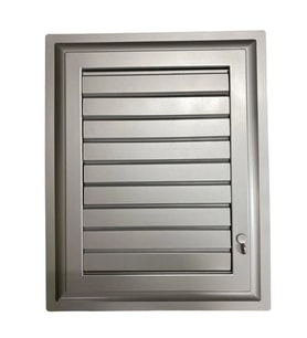 Mey İthalat® Plastik Menfez 35X55 Gümüş Banyo WC Havalandırma