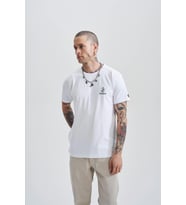 Beginning Composition Erkek Baskı T-Shirt (Beyaz)