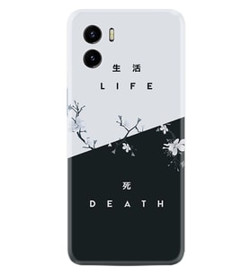 Vivo Y15S Y32 Y33S Y51 Y53S Kılıf Desemli Silikon Life and Death 1339