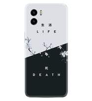 Vivo Y15S Y32 Y33S Y51 Y53S Kılıf Desemli Silikon Life and Death 1339