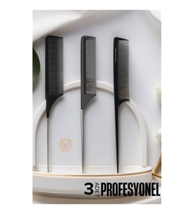 Krepe Boya Tarağı Profesyonel 3 lü Set