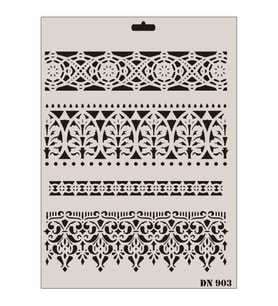 Rich Dantel Seri DN-903 Stencil 35x25 cm