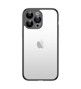 Apple iPhone 15 Pro Max Uyumlu Kılıf Zore Kamera Korumalı Bontez Bumper (Siyah)
